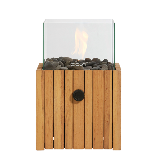 Lanterne à gaz de table Cosiscoop Timber carré Cosi