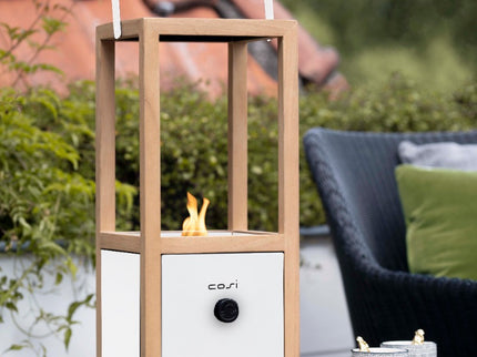Lanterne à gaz de table Cosiscoop Urban blanche Cosi