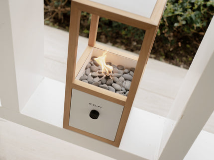 Lanterne à gaz de table Cosiscoop Urban blanche Cosi