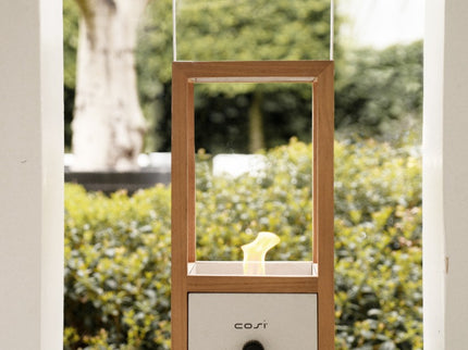 Lanterne à gaz de table Cosiscoop Urban blanche Cosi