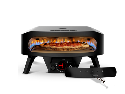 Cozze Classic ROTATE Black 17" pizzaoven op gas