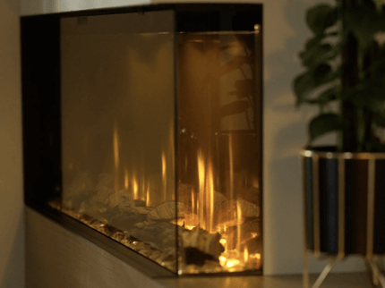 Dimplex Ignite Bold 74" sfeerfoto zijkant