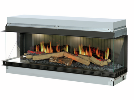 Cheminée électrique encastrable Vista 130 III Opti-V 3 faces Dimplex