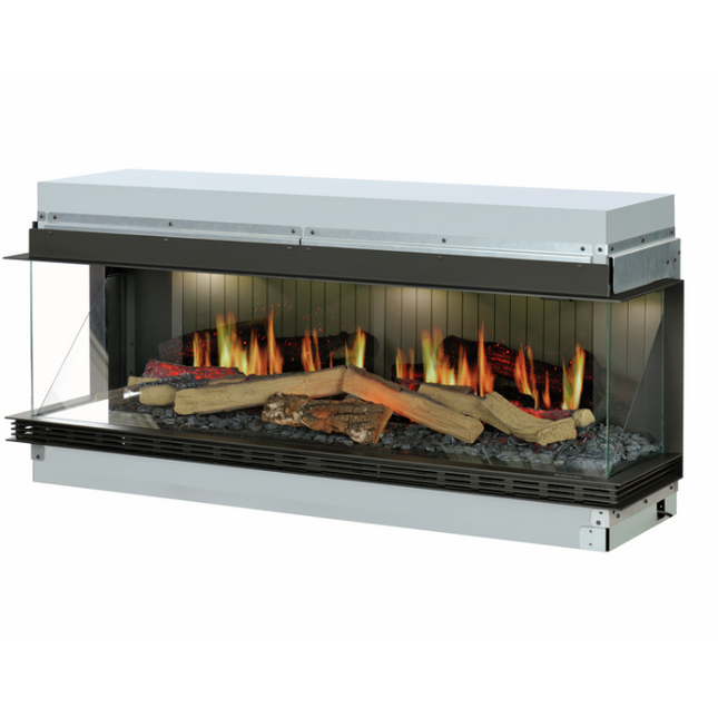 Cheminée électrique encastrable Vista 130 III Opti-V 3 faces Dimplex