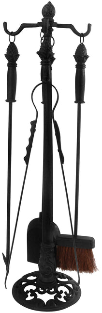 Esschert Design 4-delige Haard Gereedschapset met Houder