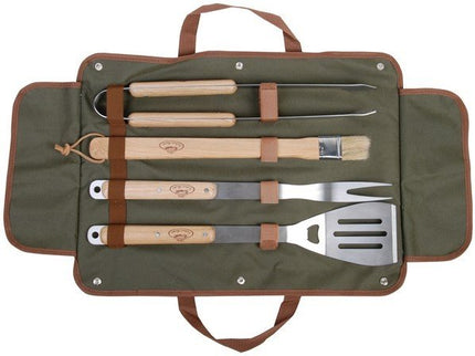 Esschert 4-delige BBQ Gereedschapset met Tas