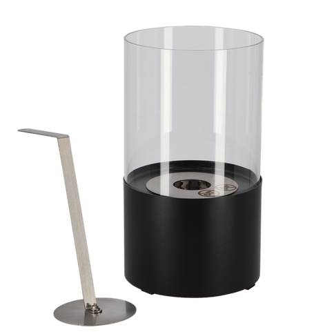 Cheminée de table bioéthanol ronde noir Esschert Design