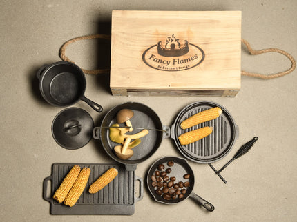 Ensemble de cuisson pour feu de camp (7 pièces) Esschert Design