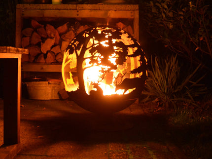 Brasero bol à feu Laser Cut 58 cm rouille Esschert Design