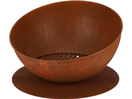 Brasero bol à feu Incliné rouille Esschert Design