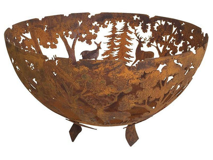 Esschert vuurschaal laser cut roest