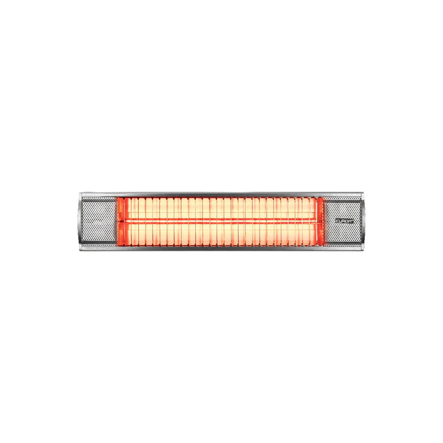 Chauffage de terrasse suspendu Golden 1800 Comfort RC halogène gris Eurom
