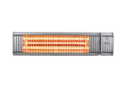 Chauffage de terrasse suspendu Golden 2000 Amber Smart halogène gris Eurom