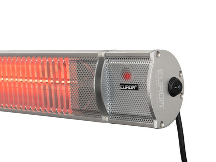 Chauffage de terrasse suspendu Golden 2200 Comfort RCD halogène gris Eurom