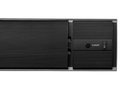 Chauffage de terrasse suspendu Outdoor Heatpanel 2400 RC noir Eurom