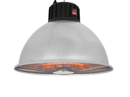 Chauffage de terrasse suspendu Partytent Heater 1500 carbone gris Eurom