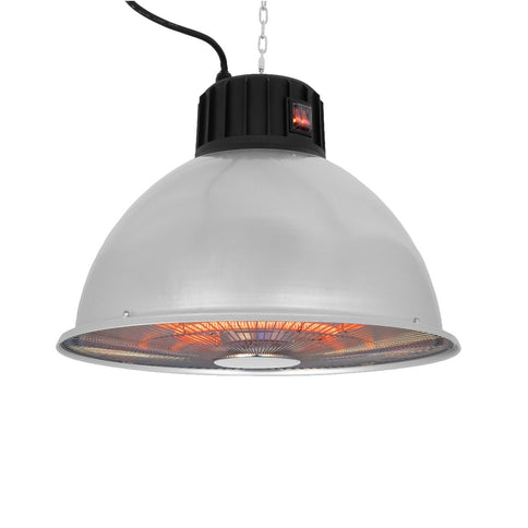 Chauffage de terrasse suspendu Partytent Heater 1500 carbone gris Eurom