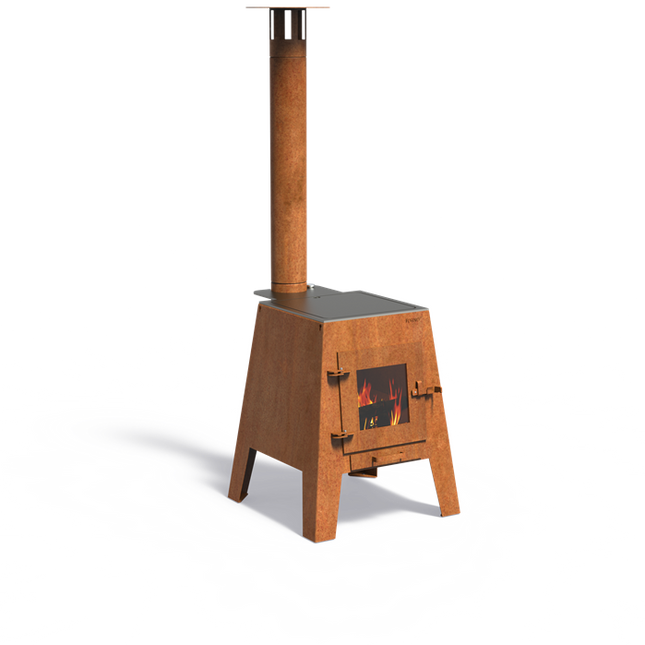 Cheminée de jardin Damm acier corten FORNO