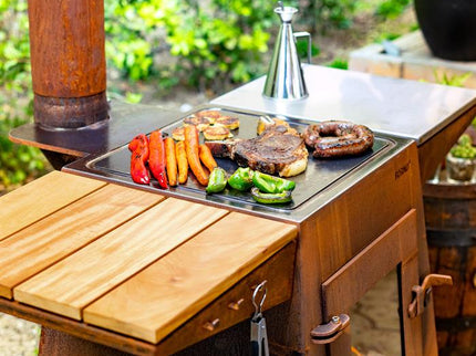 Cheminée de jardin Damm acier corten FORNO