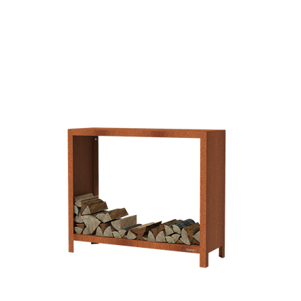 FORNO Houtopslag CortenStaal (1200 x 400 x 1000)