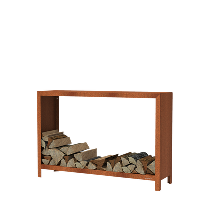 FORNO Houtopslag CortenStaal (1500 x 400 x 1000)