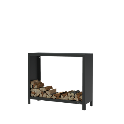 FORNO Houtopslag Zwart (1200 x 400 x 1000)