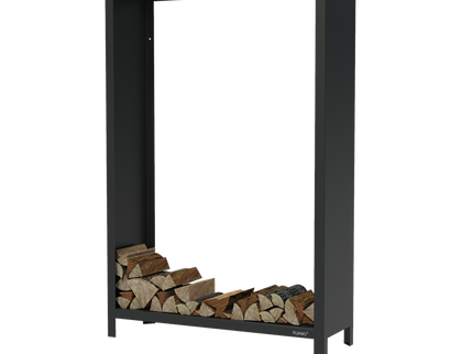 FORNO Houtopslag Zwart (1200 x 400 x 1800)