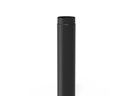 FORNO Tuyau de poêle Noir 75 cm (Ø20)
