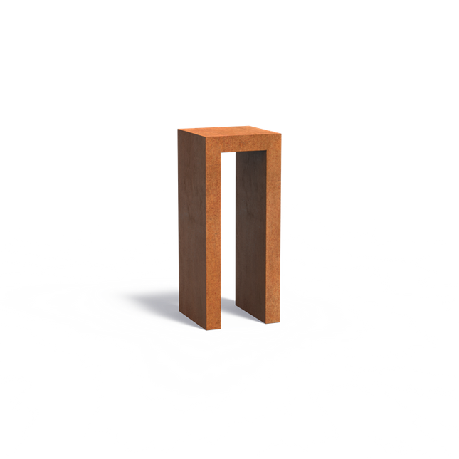 Piédestal Ouvrir acier corten FORNO