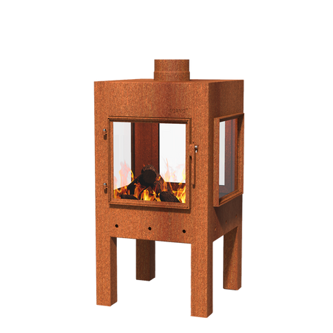 Poêle de jardin Digna acier corten FORNO