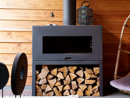 Poêle de jardin Enok noir FORNO