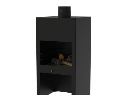 Poêle de jardin Stig noir FORNO