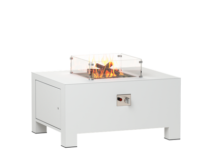 FORNO Vuurtafel Brann Aluminium Wit (1000 x 800 x 500)