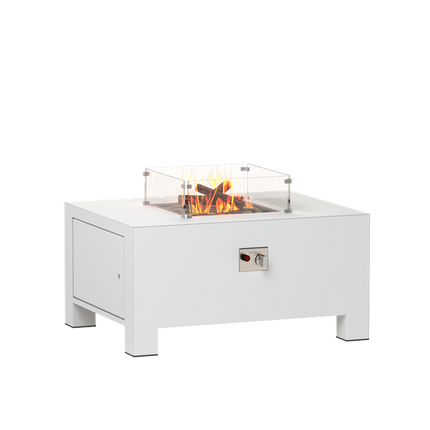FORNO Vuurtafel Brann Aluminium Wit (1000 x 800 x 500)