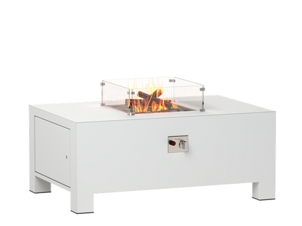 FORNO Vuurtafel Brann Aluminium Wit (1200 x 800 x 500)