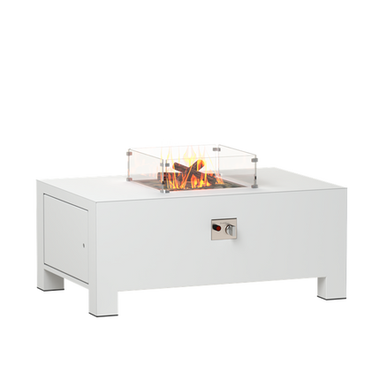 Table brasero Brann aluminium blanc FORNO