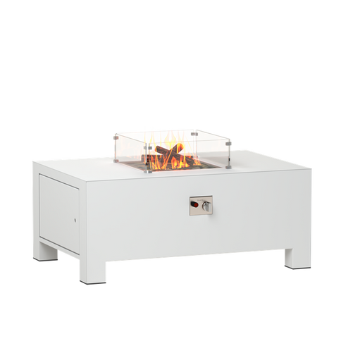 Table brasero Brann aluminium blanc FORNO