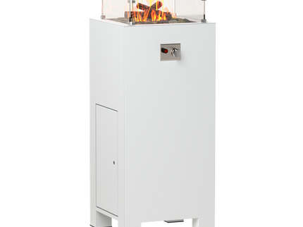 Table brasero Brann aluminium blanc FORNO