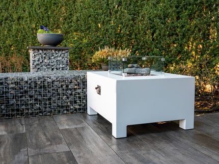 Table brasero Brann aluminium blanc FORNO