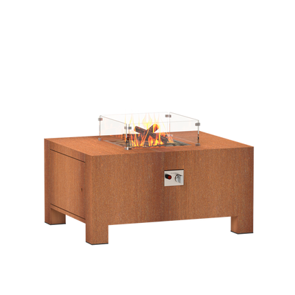 FORNO Vuurtafel Brann CortenStaal (1000 x 800 x 500)