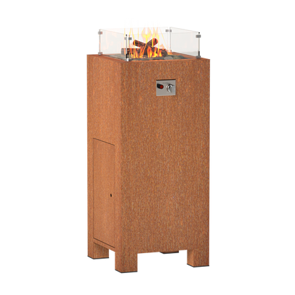 FORNO Vuurtafel Brann CortenStaal (550 x 550 x 1200)