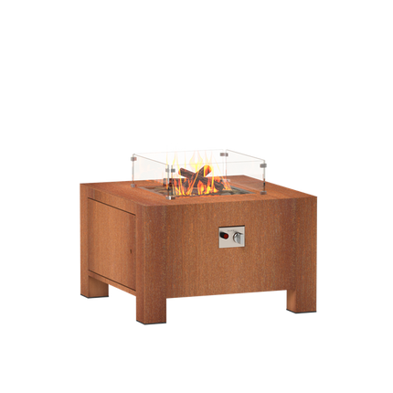 FORNO Vuurtafel Brann CortenStaal (800 x 800 x 500)