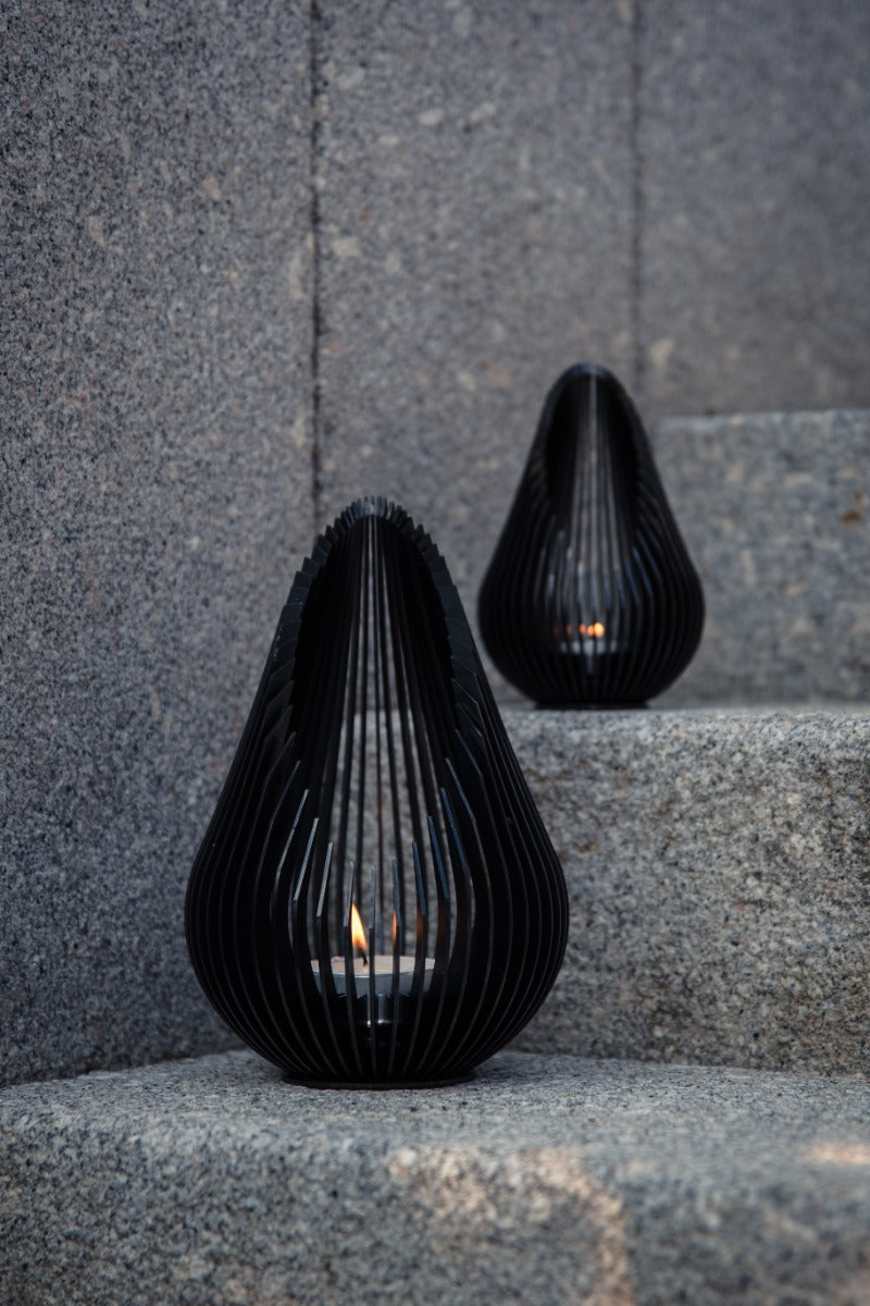 Noir / Growdrop M (L 10 x L 10 x H 15 cm)