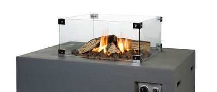 Cocoon table vierkant antraciet