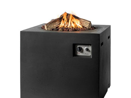 Happy Cocooning vuurtafel vierkant Lounge & Dining zwart