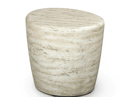 Table d'appoint Organic travertin Happy Cocooning