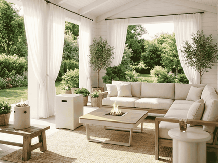 Table d'appoint Rib beige Happy Cocooning