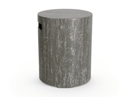 Cache-bouteille de gaz Round travertin oscuro Happy Cocooning