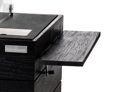 Table d'appoint teck noir Happy Cocooning