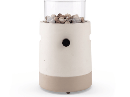 Cheminée de table Lumi Cone Split beige Happy Cocooning